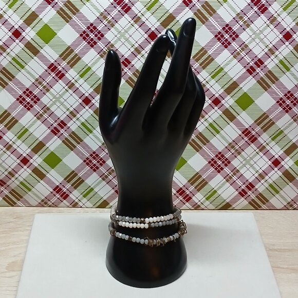 Hand Crafted Multi Strand Stretchy Beaded Tassel Bracelet Fashion Jewelry #42 - Picture 7 of 9